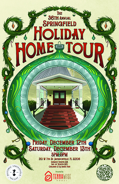 Historic Springfield Society 36th Annual Holiday Home Tour Logo