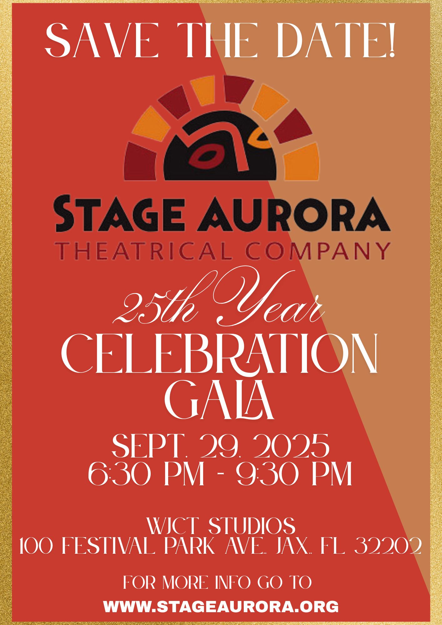 25 Year Anniversary Gala Flyer