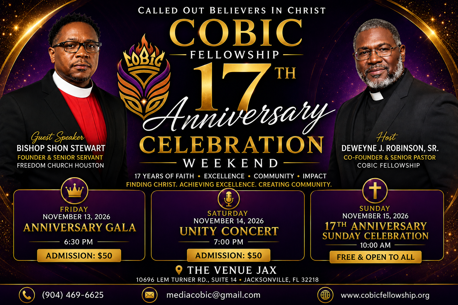 COBIC 17th Anniversary Celebration